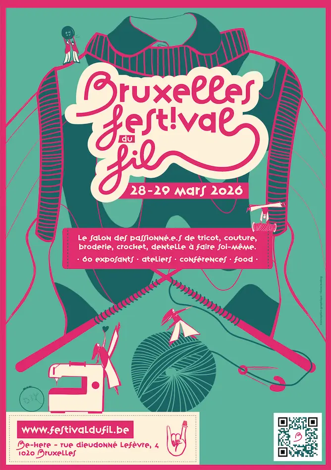 Affiche Bruxelles Festival du fil BFF 2026